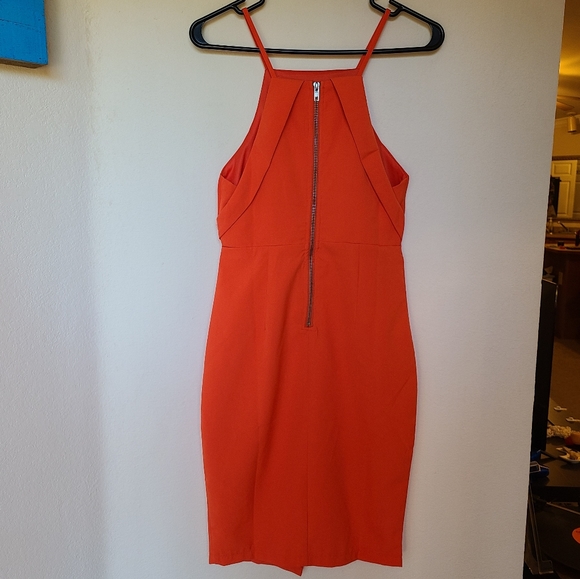 ◇Shareen collections halter dress w/ slit size 8◇ - Picture 5 of 10